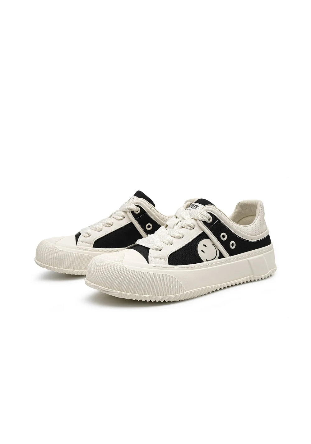 SMILEY丨Split Leather-Fabric Canvas Shoes - PSYLOS 1, SMILEY丨Split Leather-Fabric Canvas Shoes, Canvas Sneakers, SMILEY•JAPAN, PSYLOS 1